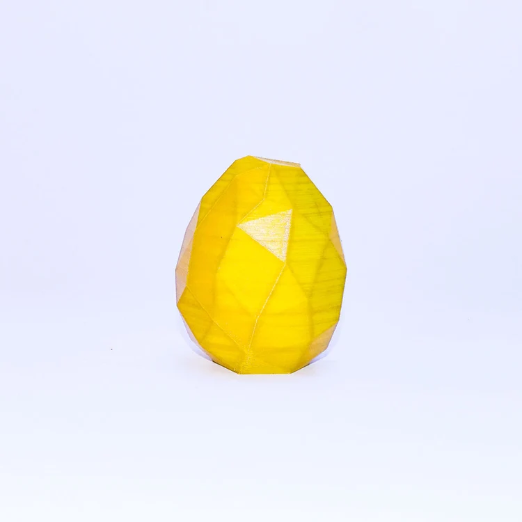 Huevo impreso en 3D de PLA print3x printex printec print3c